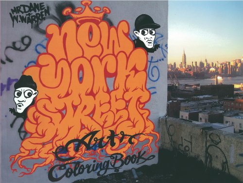 New York Street Art Coloring Book (9780955089374) by Mr Dane