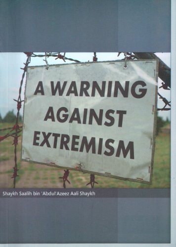 Beispielbild fr A Warning Against Extremism zum Verkauf von Reuseabook