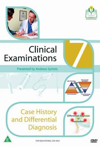 9780955129179: Case History Taking and Differential Diagnosis: No. 7 (Clinical Examinations DVD Series)