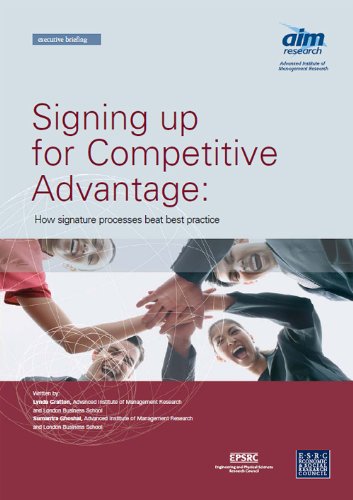Beispielbild fr Signing up for Competitive Advantage: How signatur zum Verkauf von Phatpocket Limited