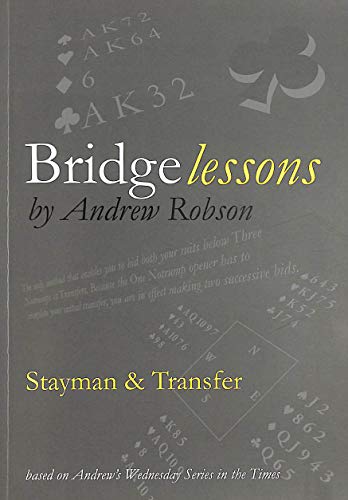 Imagen de archivo de Stayman and Transfer (Bridge Lessons) a la venta por WorldofBooks