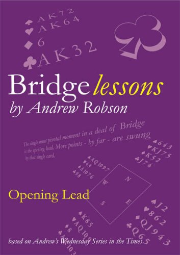 Imagen de archivo de Opening Lead (Bridge Lessons) a la venta por WorldofBooks