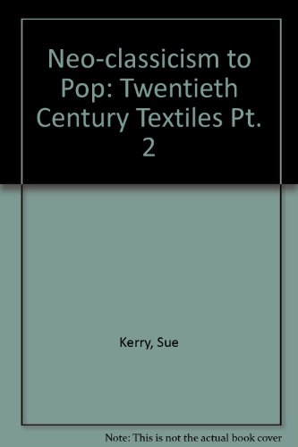 Neo-classicism to Pop: Twentieth Century Textiles Pt. 2