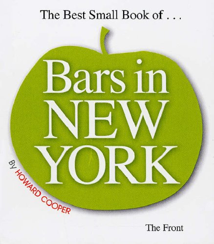 Beispielbild fr The Best Small Book Of. Bars in New York zum Verkauf von WorldofBooks
