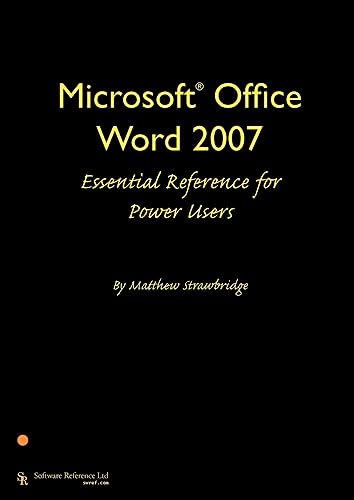 Stock image for Microsoft Office Word 2007 Essential Reference for Power Users for sale by PBShop.store US