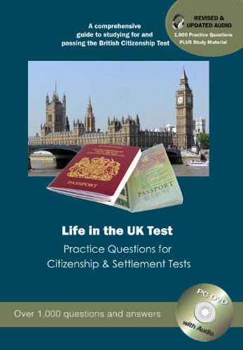 Stock image for Life in the UK Test: Practice Questions for Citizenship and Settlement Tests: Over 1,000 Practice Questions + CD-ROM (Lancaster and Coull) for sale by Reuseabook