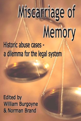 Imagen de archivo de Miscarriage of Memory Historic Abuse Cases a la venta por Phatpocket Limited