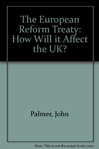 Stock image for The European Reform Treaty for sale by Phatpocket Limited