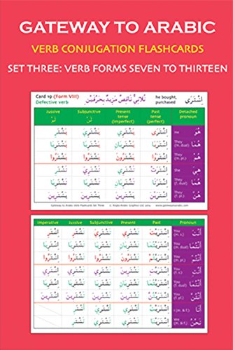 Stock image for Gateway to Arabic Verb Conjugation Flashcards: Set Three: Verb forms seven to thirteen for sale by Books Unplugged