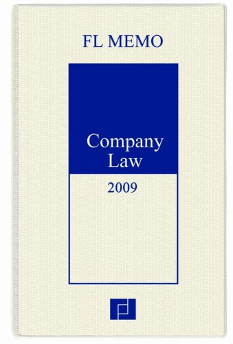 Imagen de archivo de Company Law Memo 2009 (book + online) a la venta por Reuseabook