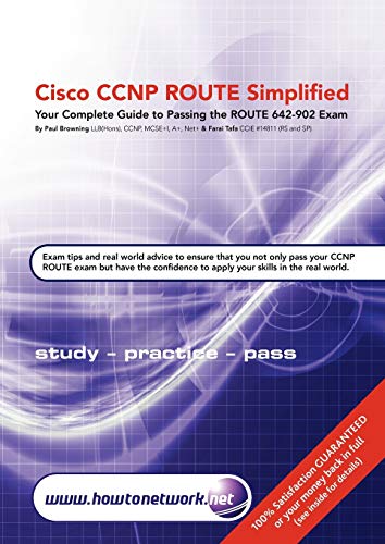 Stock image for Cisco CCNP ROUTE Simplified: Your Complete Guide to Passing the ROUTE 642-902 Exam for sale by Revaluation Books