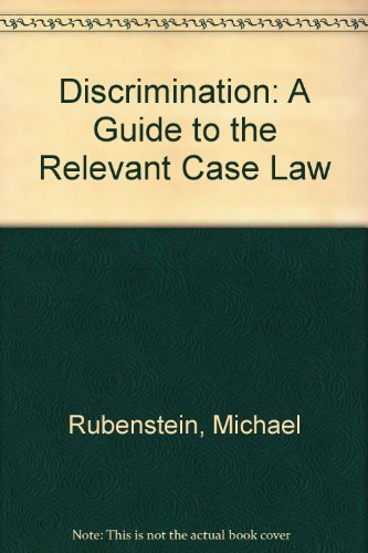 Stock image for Discrimination: A Guide to the Relevant Case Law for sale by Phatpocket Limited