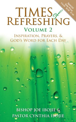 Beispielbild fr Times of Refreshing: v. 2: Inspiration, Prayers & God's Work for Each Day: Inspiration, Prayers, & God's Word for Each Day (Times of Refreshing: Inspiration, Prayers & God's Work for Each Day) zum Verkauf von WorldofBooks