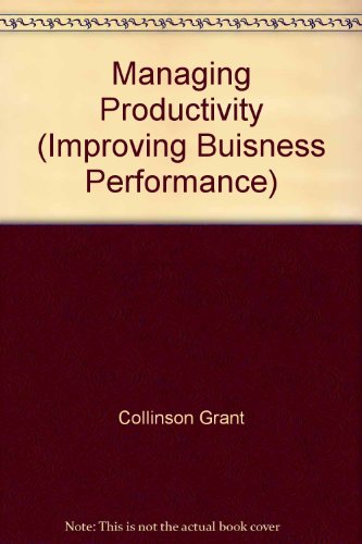 Imagen de archivo de Managing Productivity a la venta por WorldofBooks