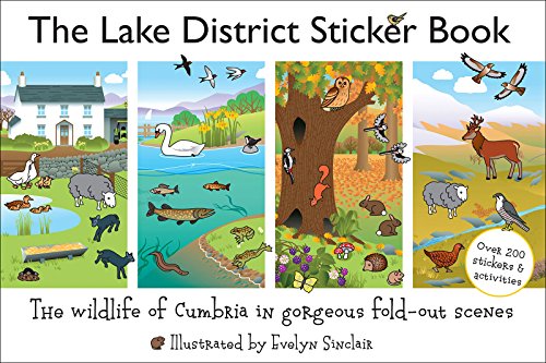 Imagen de archivo de The Lake District Sticker Book: The Wildlife of Cumbria in Gorgeous Fold-Out Scenes a la venta por AwesomeBooks