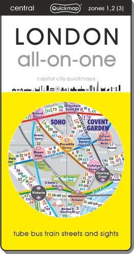 9780956481429: LONDON all-on-one: Tube, Bus, Walking, Sights and Areas (City Quickmaps)