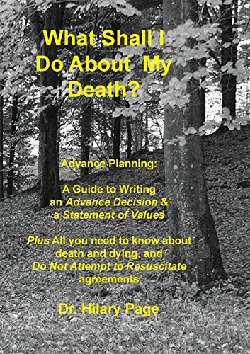Stock image for What Shall I Do About My Death? for sale by WorldofBooks