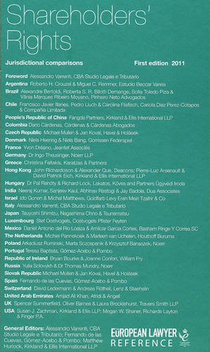 Stock image for Shareholders' Rights: Jurisdictional Comparisons for sale by medimops