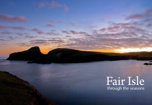 Stock image for Fair Isle: Through the Seasons for sale by Reuseabook