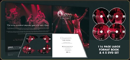 9780956603906: Queen: One Vision (4 DVD-Deluxe Edition + 116-seitiges Buch!) [Reino Unido]