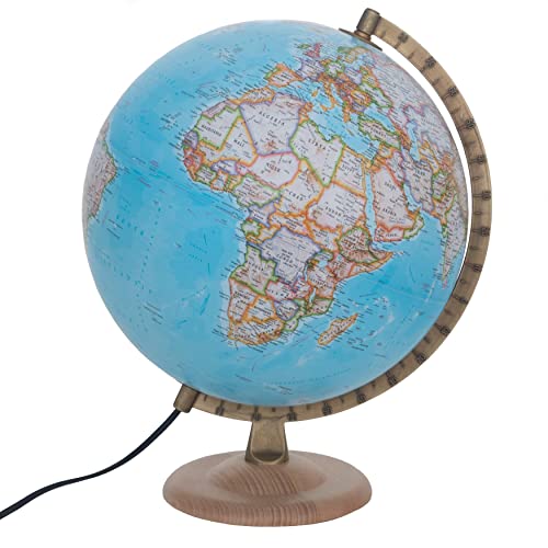 9780957232846: Gold Classic Illuminated Globe