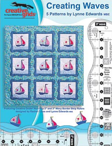 Creating Waves: 5 Patterns Using the Creative Grids Wave Rulers (9780957235021) by Lynne Edwards