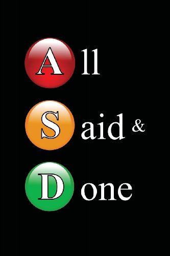 9780957317505: All Said & Done: A Collection of Verse on Modern Life by Autistic & Neuro-typical Poets