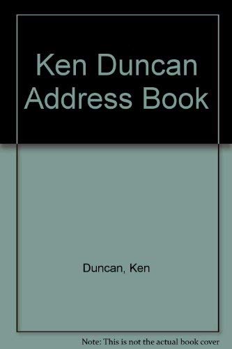 Stock image for Ken Duncan Address Book for sale by Ammareal
