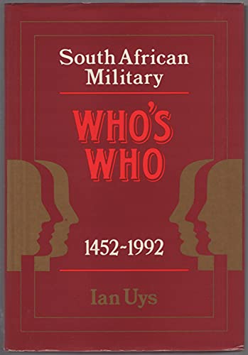 Imagen de archivo de South African military whos who, 1452-1992 a la venta por Chapter 1