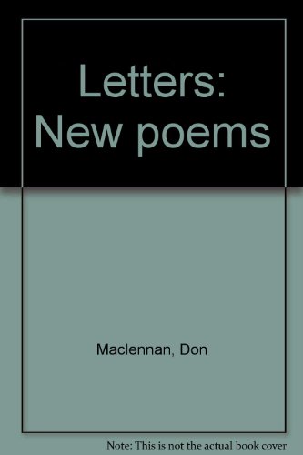 Letters: New poems (9780958317870) by Maclennan, Don