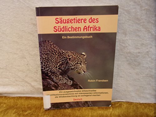Stock image for Sugetiere des Sdlichen Afrikas - Ein Bestimmungsbuch (8.Auflage) for sale by medimops