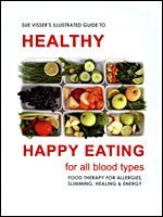 Beispielbild fr Illustrated Guide to Healthy Happy Eating - For All Blood Types - Food Therapy for Allergies, Slimming, Healing & Energy zum Verkauf von WorldofBooks