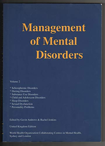 Imagen de archivo de Management of Mental Disorders, Vol. 1 a la venta por WorldofBooks