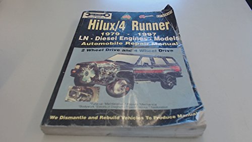 9780958727877: Toyota Hilux / 4 Runner 1979-1997 Diesel Engine (EP.TH4D) (Max Ellery's Vehicle Repair Manuals S.)