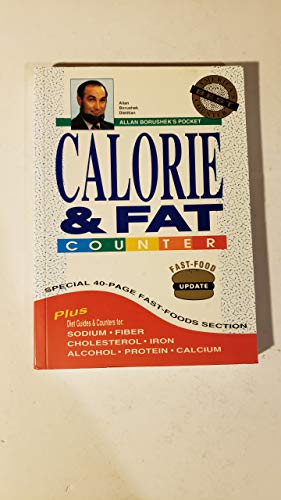 Imagen de archivo de Allan Borusheks Pocket Calorie and Fat Counter a la venta por Red's Corner LLC