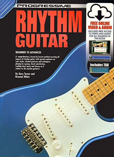 Stock image for CP54047 - Progressive Rhythm Guitar - Book/CD/DVD for sale by Zoom Books Company