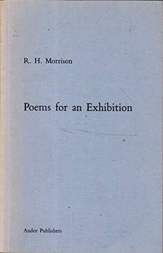 9780959668018: Poems for an exhibition