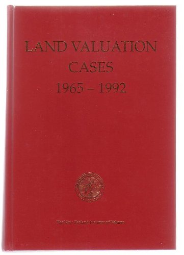 9780959792447: Land Valuation Cases 1965-1992