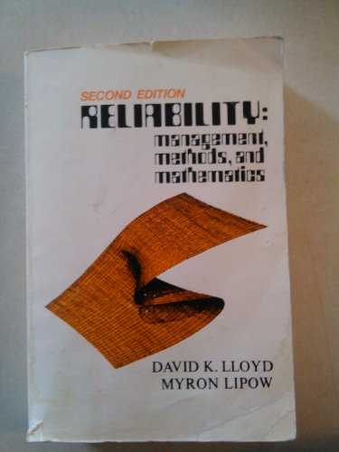 Stock image for Reliability: Management, Methods, and Mathematics. Second Edition for sale by Black and Read Books, Music & Games