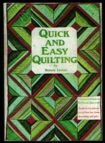 Beispielbild fr Quick and Easy Quilting zum Verkauf von Wonder Book