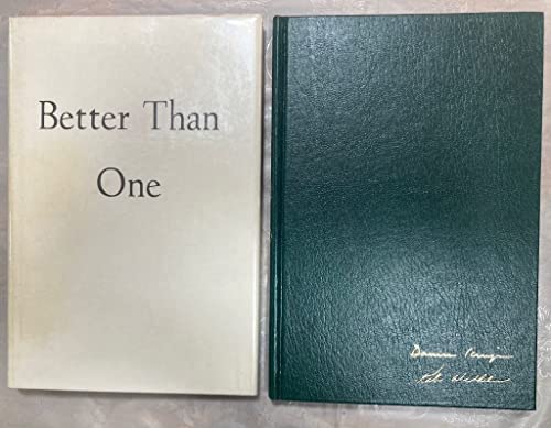 Imagen de archivo de Better Than One a la venta por ThriftBooks-Dallas