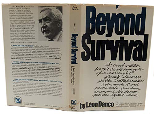 Imagen de archivo de Beyond Survival: A Business Owner's Guide for Success a la venta por SecondSale