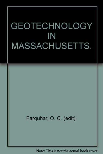 Imagen de archivo de Geotechnology in Massachusetts a la venta por Chequamegon Books