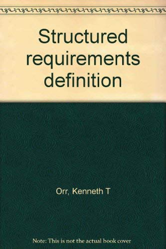 Beispielbild fr Structured requirements definition zum Verkauf von Jenson Books Inc