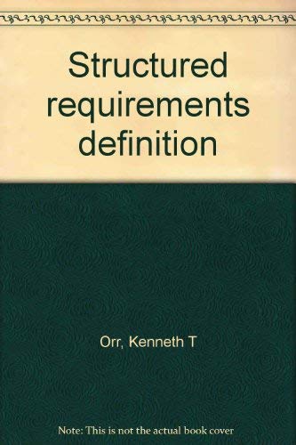 Stock image for Structured Requirements Definition for sale by Better World Books: West