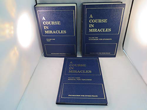 9780960638871: A Course in Miracles, Manual for Teachers (3 Volumes)