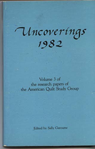 9780960659029: Uncoverings 1982