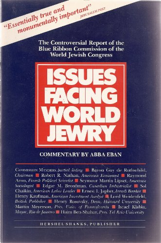 Issues Facing World Jewry. Report of the Intl Economic and Social Comm of the World Jewish Congre...