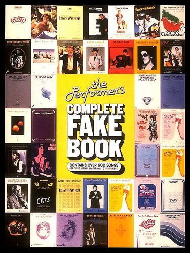 9780960735013: The Performer's Complete Fake Book: C Edition (Fake Books)