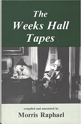 Imagen de archivo de The Weeks Hall Tapes a la venta por Walther's Books